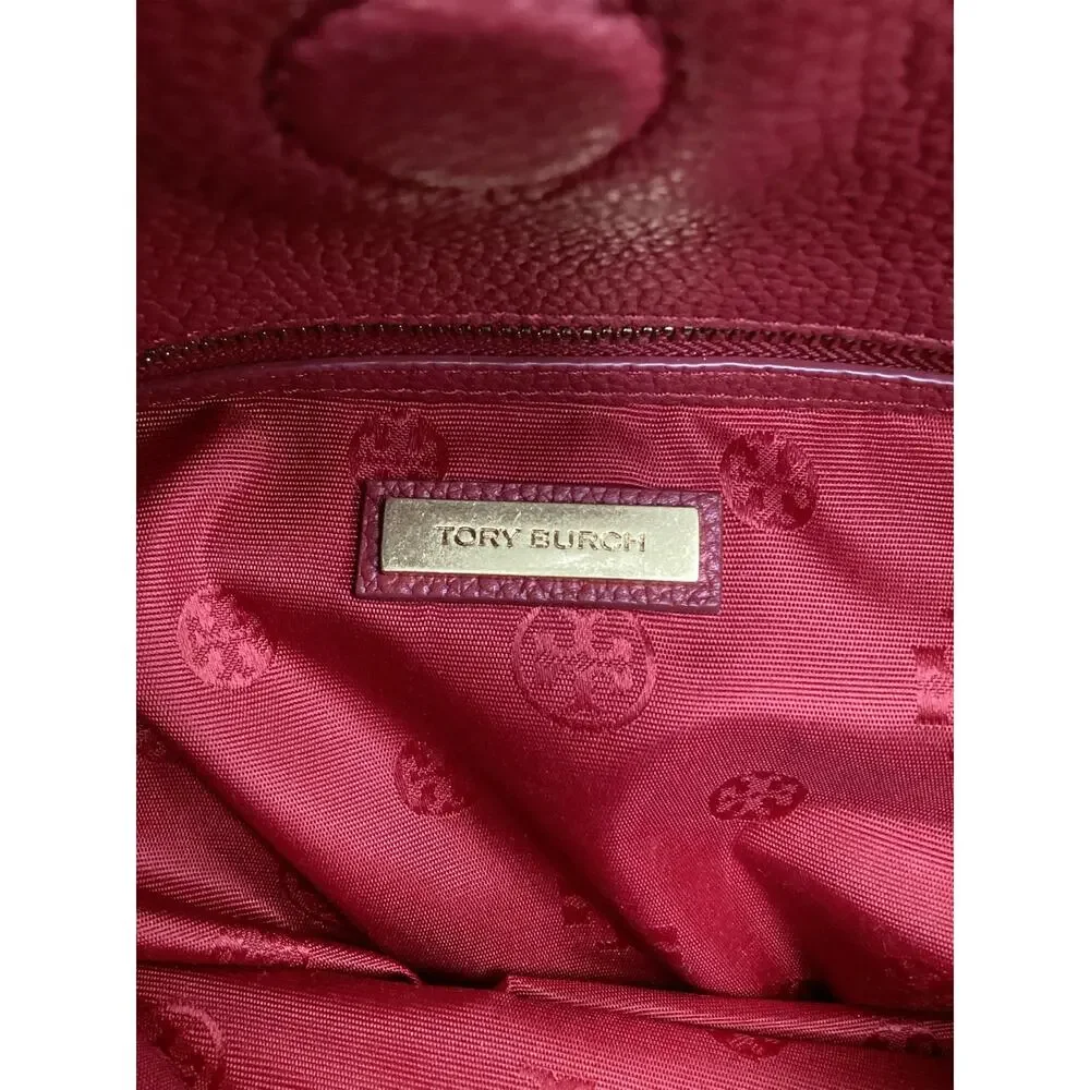 Tory Burch Purse Women 1Size Straps Partially With Chain Britten Pebbled Leather